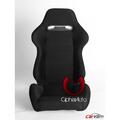 Cipher Black Cloth Racing Seats CPA1013FBK